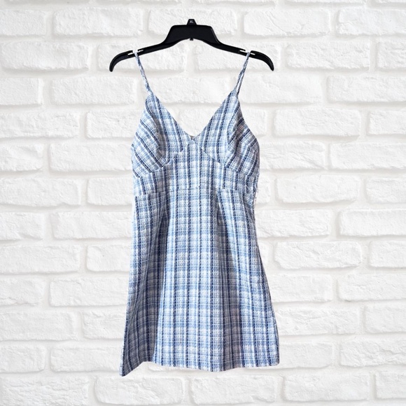 Tweed Spaghetti Strap Dress - Picture 1 of 4